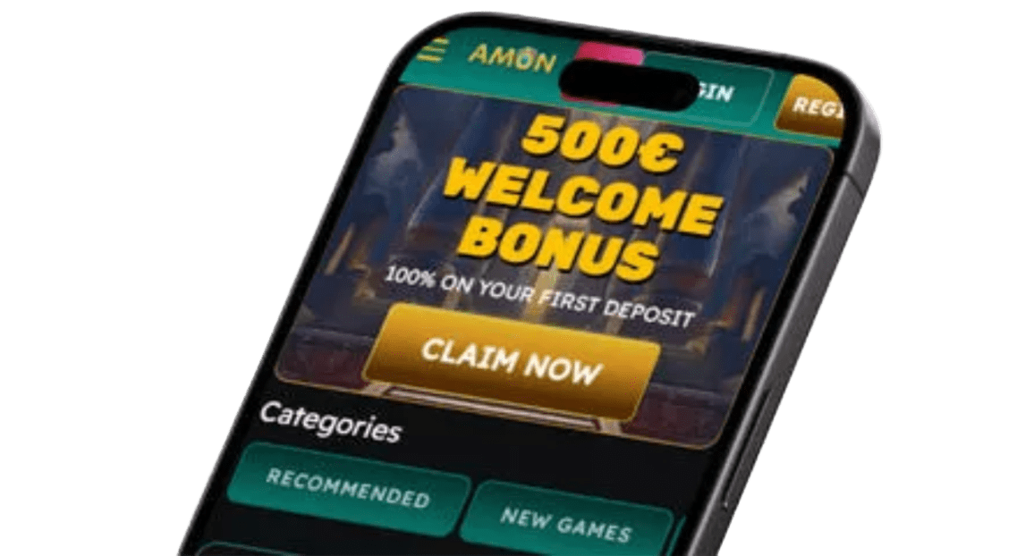 Capture d'écran de l'app Amon Casino